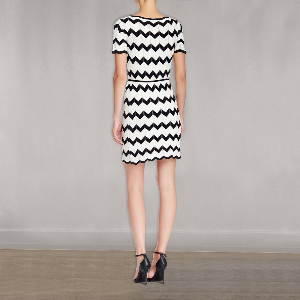 Trina Turk Carlotta Chevron Sweater Dress - Picture 2 of 6